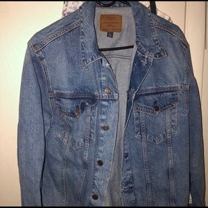 Lucky Brand Oversized Denim Jacket